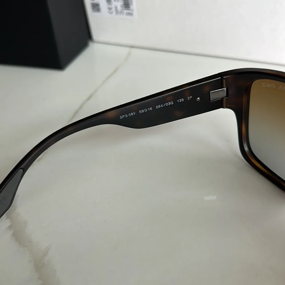 Prada Linea Rossa 59mm Square Polarized Sunglasses